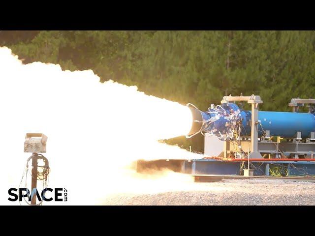 NASA fires up subscale Artemis moon rocket engine in new design effort