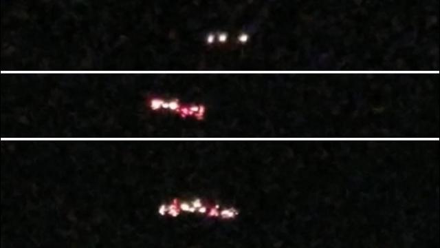 UPDATE: UFOs attacked by Helicopters or Fireworks? (Raw Footage)