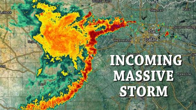 Massive Super Storm about to Strike North Texas