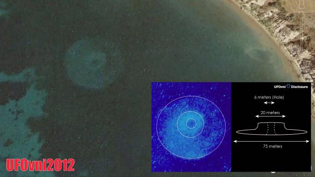 Found UFO Ring Landed Under Greek Sea