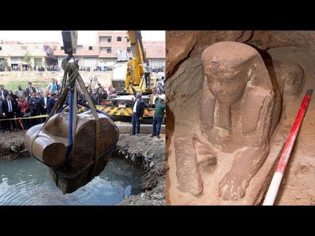 Second sphinx dating back 4,000 years found by construction workers in Egypt