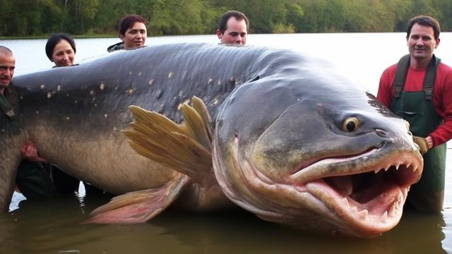 Fisherman Catches Huge Fish , But Then He Makes An Unusual Discovery