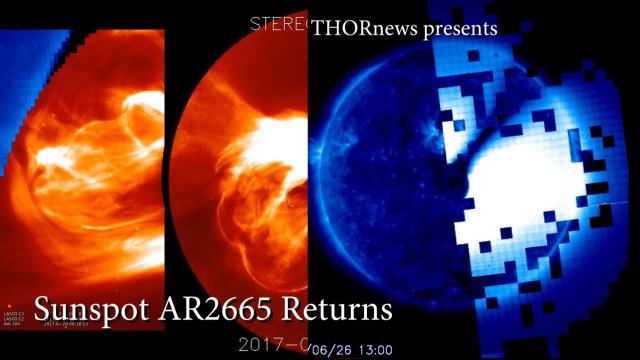 Double X-Class Active Monster Sunspot AR2665 Returns to Face Earth