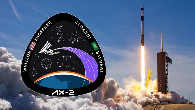 Watch Live! SpaceX launches Axiom Space Ax-2 crew to space station