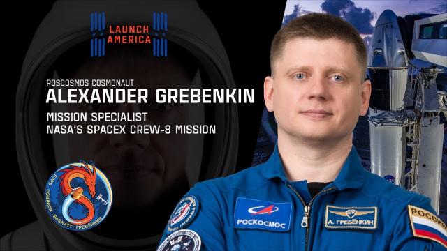 Meet Roscosmos Cosmonaut Alexander Grebenkin, Crew-8 Mission Specialist
