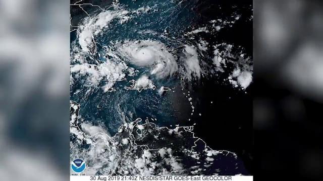 Category 4 Hurricane Dorian Seen From Space on Aug. 31