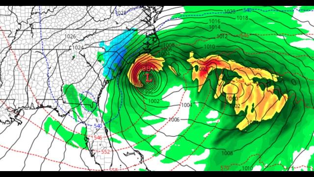 WTF Double Hurricane/Nor'Easter* Thing NC & SE & NE Dec 22ndish