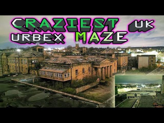 CRAZIEST EVER UK URBEX MAZE Kirklees College Return
