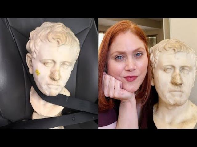 A woman bought a sculpture at Goodwill for $34 99 It actually was a missing ancient Roman bust