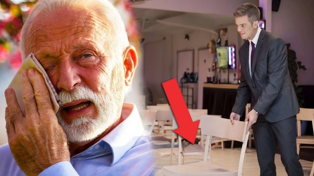Businessman pulled away this older man's chair at a restaurant and learned a life lesson