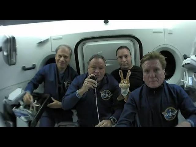 Axiom crew 'getting used to zero-g' aboard SpaceX Crew Dragon