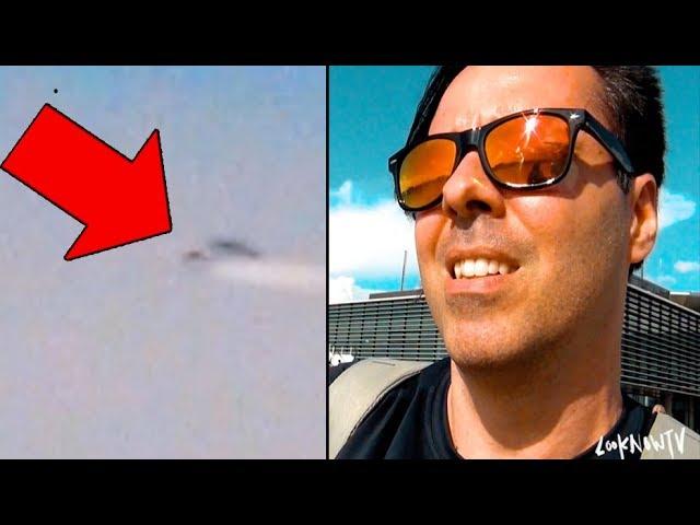 I Filmed A Strange Object On A Plane! UFO? What is it?