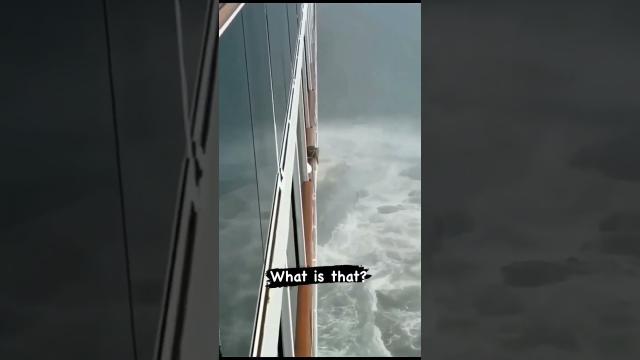 Japanese cruise ship has close encounter with Godzilla #subscribe #newvideo #shorts