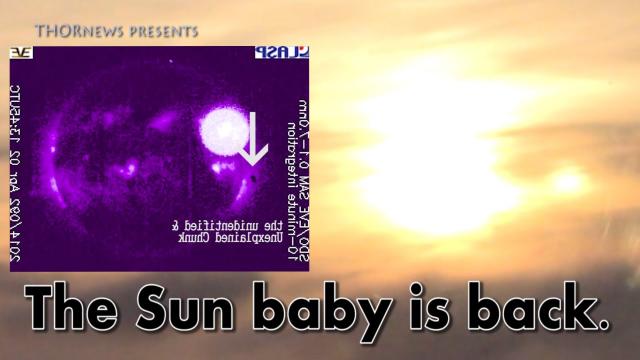 The Sun Baby is back.  It looks like the Coronal Crown Cavity has achieved hydrostatic equilibrium.