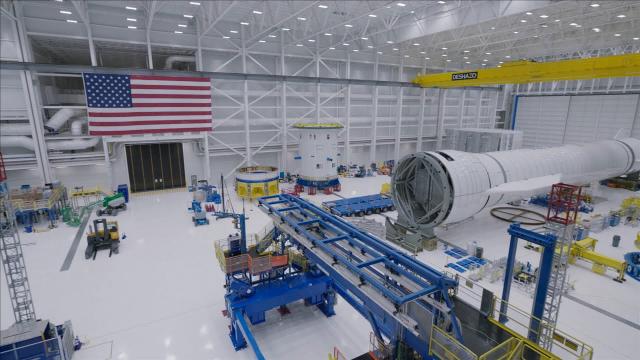 Massive Blue Origin New Glenn rocket under construction - Get a sneak peak