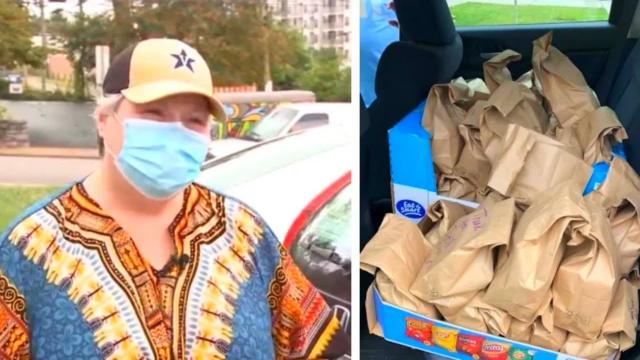 This Cancer Survivor Drives Ride-hail to Provide Lunches For Nashville's Homeless