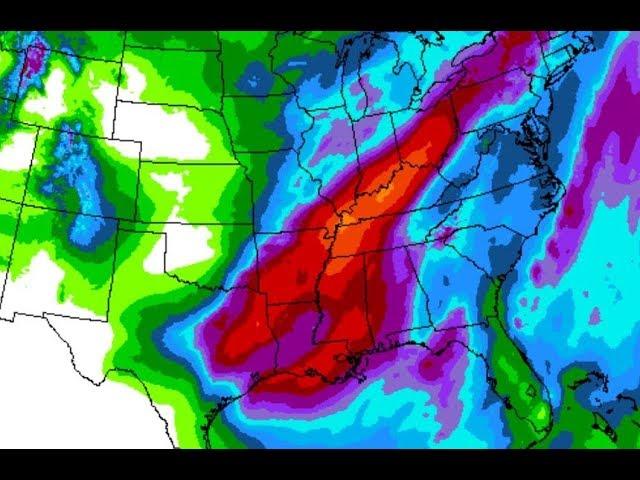 Floods & Tornadoes for Texas & the Middle of the USA