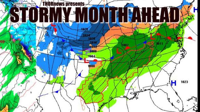 Stormy Month Ahead USA & Possible Big West Coast problems