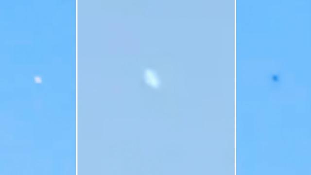Black Glimmering UFO Hovering Slowly over El Paso, Texas - FindingUFO