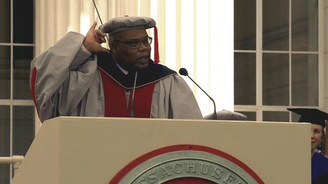 Squire Booker PhD '94 at 2019 Investiture of Doctoral Hoods and Degree Conferral Ceremony