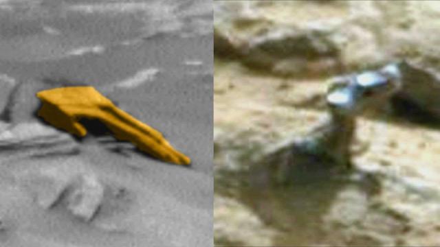 UFO Crash Site And An Alien Creature Seen On Mars? (Secrets Of Mars)