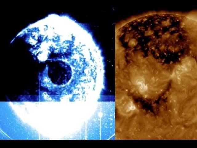 One Sun Probe Has Image Processing Glitch, Other Sees Coronal Hole  | Video
