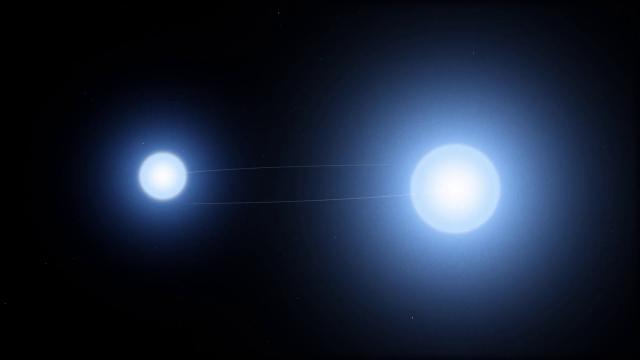 Alpha Draconis Star And Companion Eclipse Each Other Regularly - Animation