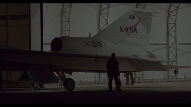 X-59 supersonic plane! See awesome close-ups in first flight trailer