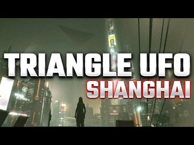 UFO Sighting News : Eerie Footage Appears to Show Triangular UFO Hovering Over Shanghai ????