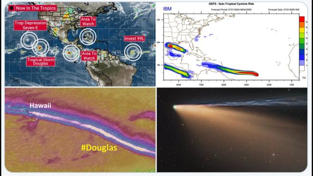 Red Alert! I really don't like the look of Invest 99L! & Tropical Storm Doug is headed to Hawaii.