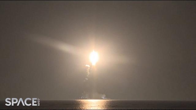 China launches pair of navigation satellites from sea platform
